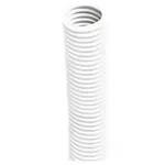 Light white pipe, light white pipe, light cord, soft pipe, cords, corrugated pipes, priced in meters, 16mm. 20mm. TFC