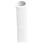 Light white pipe, light white pipe, light cord, soft pipe, cords, corrugated pipes, priced in meters, 16mm. 20mm. TFC