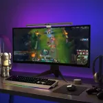 Yeelight Screen Hanging Light Pro Game Version, a razer chroma -30D computer