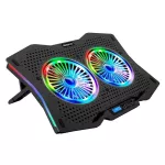 SIGNO E-SPORT CP-510 SPECTRO RGB Gaming CoolingPad has good quality LCD screen.