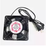 พัดลมระบายความร้อน ไฟ AC 220-240 V สายยาว 1.5 M Black
