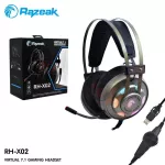 RAZEAK gaming headphones 7.1 RH-X02 Virtual E-Sport Headset
