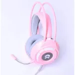 Oker Headset x99 แจ๊ค 3.5” มีดำ / ชมพู งานดี เสียงดีๆสวยมากๆ มีไฟที่หูครอบสวยเลยย+พร้อมไมค์