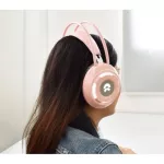 Oker Headset x99 แจ๊ค 3.5” มีดำ / ชมพู งานดี เสียงดีๆสวยมากๆ มีไฟที่หูครอบสวยเลยย+พร้อมไมค์