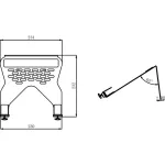 Kaloc accessories for setting up Notebook Lady notebook pandle Accessories for notebook computers