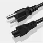 Premium AC Power Cable, premium wire, three holes, round head, round line 1.5 meters long, notebook computer, notebook appliances