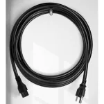 Premium AC Power Cable สายไฟ พรีเมี่ยม หัวสามรู หัวกลม สายกลม ยาว 1.5 เมตร คอมพิวเตอร์ โน็ตบุ๊ค เครื่องใช้ไฟ้า Notebook