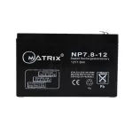 Battery 7.8Ah 12V MATRIX เเบตเตอรี่By JD SuperXstore