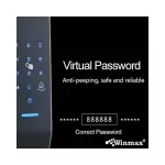 WINMAX D704B Digital Gate Scanning Fingerprint Controlled via smartphone 5in1
