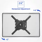 New NB P4 Full Motion 32-55 inches, LED wall screen, LED display LCD Mount Brax.AveSa 400x400 mm. Download 27.2kgs.