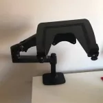 【เงินเพียงส่งจากประเทศไทย】XSJ8012CT อลูมิเนียมสก์ท็อปเมาคู่ใช้ 17-27 นิ้วจอภาพสนับสนุน 17 นิ้วผู้ถือแล็ปท็อปกลฤดูใบไม้ผลิแขนโน๊ตบุ๊ค