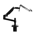 【เงินเพียงส่งจากประเทศไทย】XSJ8012CT อลูมิเนียมสก์ท็อปเมาคู่ใช้ 17-27 นิ้วจอภาพสนับสนุน 17 นิ้วผู้ถือแล็ปท็อปกลฤดูใบไม้ผลิแขนโน๊ตบุ๊ค