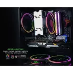 พัดลมเคส RGB EGA Type F3 Cooling FAN PC 120mm พัดลมคอมพิวเตอร์