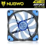 NUBWO พัดลมเคสระบายความร้อน รุ่น NFT-100 AirForce 120mm LED Fan Case