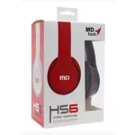 MD-TECH HS6 Stereo Headphone หูฟัง ครอบหู เสียงเบสหนักแน่น นุ่มฟังสบาย ไม่เจ็บหู มีให้เลือก 3 สี