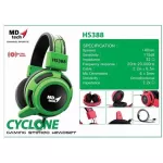 MD-TECH Headphone CYCLONE HS-388 หูฟังสำหรับเล่นเกม