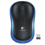 Wireless Wireless Mouse, Blue Logitech M185