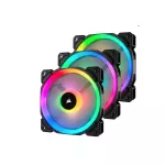Case Fan, CORSAIR LL120 RGB Black 3 Fan with Lighting Node Pro Co-9050072-WW