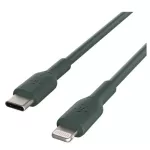 Lightning Charging Cable, Belkin Boost Charge USB-C to Lightning Cable 1M / 3.3FT, Midnight Green Caa003BT1mmg