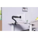 NB G50 แขนสปริงเชิงกล 27-45 นิ้วหน้าจอโค้งขาตั้งจอแสดงผลแบบตั้งโต๊ะ 5-16 กก. ขาตั้งจอแสดงผลกว้างพิเศษพร้อมพอร์ต USB