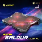 พัดลมโน๊ตบุ๊ค NUBWO BALDUR COOLER PAD 4 SLIM FAN รุ่น NF-234 ประกัน 1 ปี