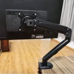 Hyvarwey GC08-12 ขายึดจอภาพเดสก์ท็อปสำหรับหน้าจอ LCD ขนาด 13 ถึง 27 นิ้ว หมุนและปรับก้มเงยได้