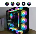 เซ็ตไฟแต่งคอม RGB แท่งไฟรุ่น Crystal พร้อมกล่อง Controller รีโมทควบคุมไฟ