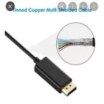 USB C Displayport Type C DP 4K 60Hz, 6 -foot 1.8 m.