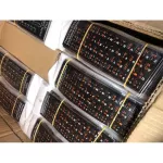 สติ๊กเกอร์ ภาษาไทย / อังกฤษ ติดคีย์บอร์ด นำเข้า กาวติดดี ลอกยาก Keyboard sticker เหมาะกับปุ่มสี่เหลี่ยม ทุกแบบ ทุกสี