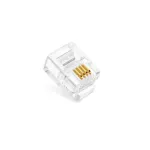 Free delivery LINK UL-3011 RJ11 Telephone PLUG, 4-legged phone, 10 pack/bag