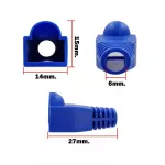 Free delivery LINK US-6004 CAT 5E Plug Boot Blue 10-headed/Pack. Used for joining the Cat 5E