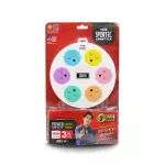 ปลั๊กไฟวงกลม VOX 1 สวิตซ์ 6 ช่อง ยาว 3 เมตร สีขาว F5ST3-VS01-6101