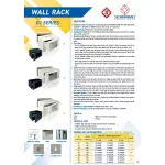 ตู้ Wall Rack รุ่น G1-60606 19” GERMAN WALL RACK 6U, ลึก 60 cm. 60 x 60 x 32.0