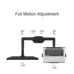 OL-3L Aluminum Adjustable Top Sleeve Sleeve 17-32 inches, display holders + 12-17 inches, laptops, full legs