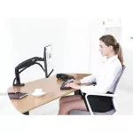 NB F80 Desktop17-30 "จอแอลซีดีจอ LED ที่วางแขนก๊าซฤดูใบไม้ผลิเคลื่อนไหวเต็มรูปแบบก๊าซป๋อยืดหยุ่นทีวีเมาโหลด 2-9kgs