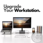 Chieftain VTOL แท่นวางจอ ชั้นวางจอคอม ที่วางมอนิเตอร์ ที่วางจอคอม เหล็ก 100%