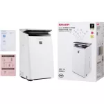 เครื่องฟอกอากาศชาร์ปเครื่องลดความชื้นในครัวเรือนที่มีความผิดปกติอัจฉริยะการควบคุมระยะไกล 50000 ความเข้มข้นสูงพลาสม่ากลุ่มทำหมัน KI-CJ70-W