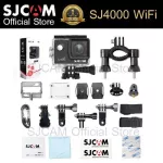 SJCAM SJ4000 Wi-Fi 12MP Action Camera เมนูไทย จอ2.0นิ้ว กล้องกันน้ำ Black ประกัน 1 ปี