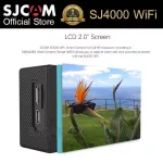 SJCAM SJ4000 Wi-Fi 12MP Action Camera เมนูไทย จอ2.0นิ้ว กล้องกันน้ำ Black ประกัน 1 ปี