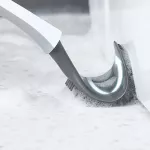 Serindia ใหม่ลิ้นห้องน้ำแปรงแปรงทำความสะอาดด้ามยาวสำหรับห้องน้ำในครัวเรือนเครื่องมือทำความสะอาดพื้นห้องน้ำ