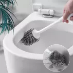 Serindia ที่ใส่แปรงห้องน้ำซิลิโคน แปรงทำความสะอาดห้องน้ำติดผนังทำความสะอาดพื้นในครัวเรือนอุปกรณ์ห้องน้ำ