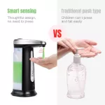 Serindia Touchless Liquid Soap Dispenser Smart Sensor Hands-Free Automatic Soap Dispenser Pump For Bathroom Kitchen 400ML