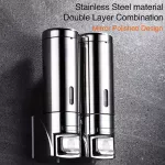 Serindia 2020 ใหม่ตู้ทำสบู่ติดผนังห้องน้ำโรงแรมแชมพูโลชั่นตู้ทำสบู่เหลวตู้ทำสบู่มือสแตนเลส