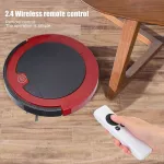 หุ่นยนต์ดูดฝุ่นอัจฉริยะ 2800Pa เครื่องดูดฝุ่นไร้สาย กวาดพื้น เช็ด ถู ฆ่าเชื้อในเครื่องเดียว หุ่นยนต์ทำความสะอาดพื้น 4-in-1 Smart Vacuum Cleaning Robot