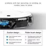 เครื่องดูดฝุ่นหุ่นยนต์ Vacuum Cleaner Robot เครื่องดูดฝุ่นไร้สาย เครื่องทำความสะอาดหุ่นยนต์ถูพื้นอัจฉริยะ ออกแบบตามมาตรฐานเยอรมัน เครื่องดูดฝุ่นอัตโนม