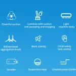 น้ำยาทำความสะอาดในครัวเรือน Lulu Youth ทำความสะอาดหุ่นยนต์ดูดฝุ่นอัจฉริยะป้องกันการชนกันของหุ่นยนต์ดูดฝุ่นอัจฉริยะด้วยแปรงสำหรับทำความสะอาดอย่างล้ำลึก