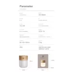 โคมไฟอโรมา ความร้อนขนาดเล็ก เครื่องอโรมา กลิ่นหอม Vaporizer น้ำมันหอมระเหย น้ำมันหอมระเหย ห้องนอน ห้องโยคะ กลิ่นหอมบรรยากาศ แสงไฟกลางคืน