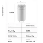 เครื่องทำความชื้นอโรมาสำหรับรถยนต์ Home Aroma Diffuser Desktop Humidifier น้ำหอม Essential Oil Nebulizer