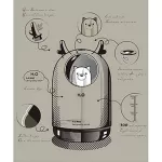 LED humidity air purifier, USB cable, Humidifier, Humidifier Diffuser Portable Ultrasoni