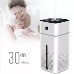 Serindia เครื่องฟอกอากาศในครัวเรือน Essential Aroma Oil Diffuser 7 สี LED Night Light Purifier Office Car Room Ultrasonic USB Changing